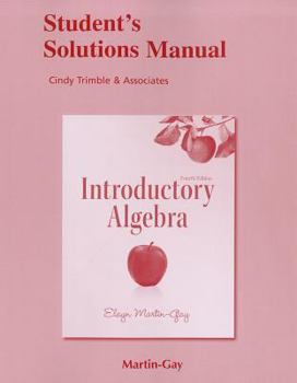 Paperback Student Solutions Manual for Introductory Algebra Book