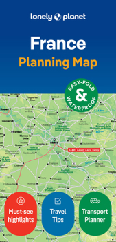 Loose Leaf Lonely Planet France Planning Map Book