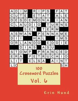 Paperback 100 Crossword Puzzles Vol. 6 Book