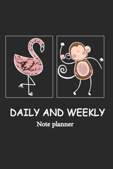 Paperback Daily and Weekly: note planner Book