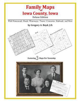 Paperback Family Maps of Iowa County, Iowa Book