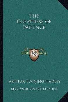 Paperback The Greatness of Patience Book