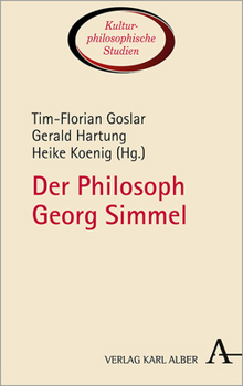 Der Philosoph Georg Simmel (Kulturphilosophische Studien) (German Edition) - Book  of the Kulturphilosophische Studien