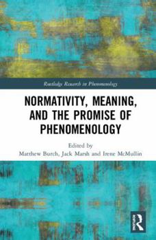 Hardcover Normativity, Meaning, and the Promise of Phenomenology Book
