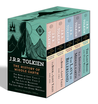 Paperback The History of Middle-Earth 5-Book Boxed Set: The Book of Lost Tales 1, the Book of Lost Tales 2, the Lays of Beleriand, the Shaping of Middle-Earth, Book