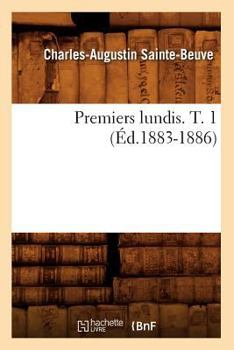 Premiers Lundis; Volume 1