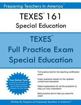 Paperback TEXES 161 Special Education: TEXES 161 Exam Book