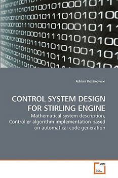 Paperback Control System Design for Stirling Engine Book