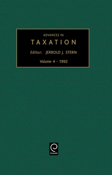 Hardcover Advances in Taxation Book