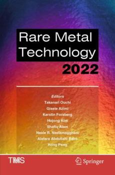 Paperback Rare Metal Technology 2022 Book