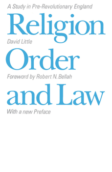 Paperback Religion, Order, and Law Book