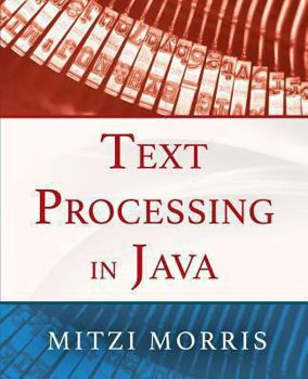 Paperback Text Processing in Java Book