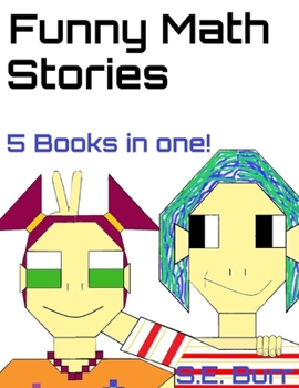 Paperback Funny Math Stories: 5 Books in 1 Book