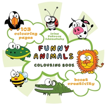Funny animals. Colouring book.