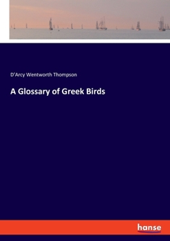 Paperback A Glossary of Greek Birds Book