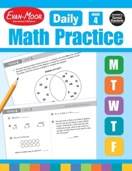 Paperback Daily Math Practice, Grade 4 Teacher Edition Book