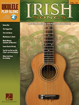 Paperback Irish Songs - Ukulele Play-Along Vol. 18 Book/Online Audio Book