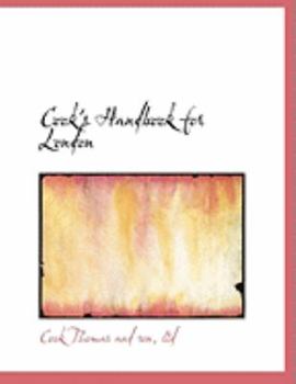 Paperback Cook's Handbook for London [Large Print] Book