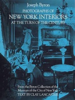 Paperback Photographs of New York Interiors at the Turn of the Century Book