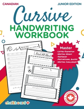Paperback Junior Cursive Handwriting Workbook Book