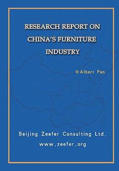 Paperback Research Report On China's Furniture Industry Book