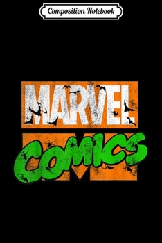 Composition Notebook: Comics Haunted Retro Logo Bats & Spiders  Journal/Notebook Blank Lined Ruled 6x9 100 Pages