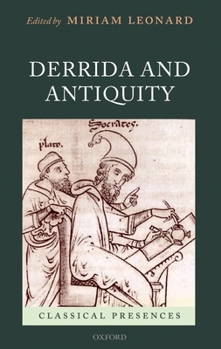 Hardcover Derrida and Antiquity Book