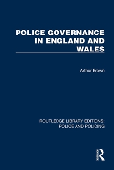 Paperback Police Governance in England and Wales Book