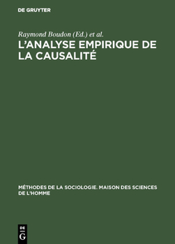 Hardcover L'analyse empirique de la causalité [German] Book