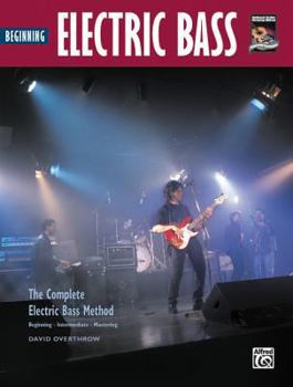 Paperback Beginning Electric Bass (Book & DVD) Book