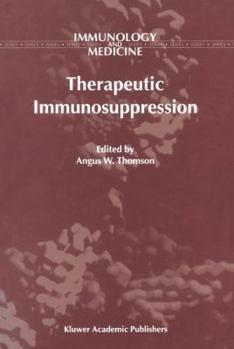 Hardcover Therapeutic Immunosuppression Book