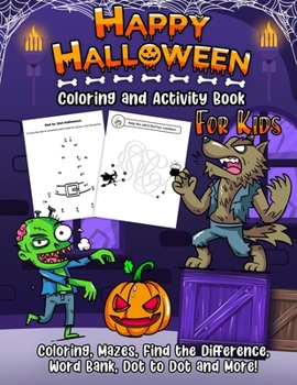 Paperback Coloring and Activity Book - Halloween Edition [Large Print] Book