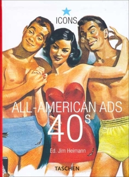 Paperback All-American Ads 40s [Spanish] Book