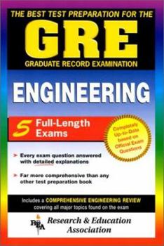 Paperback GRE Engineering Test Preparation Book