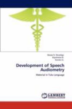 Paperback Development of Speech Audiometry Book