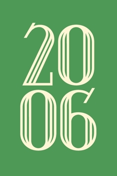 2006: Notebook & Journal | Personalized Birthday Gift For Girls & Boys Born in 2006 | Lined Birth Year Diary | Better Than A Card!
