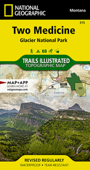 Loose Leaf Two Medicine: Glacier National Park Map Book