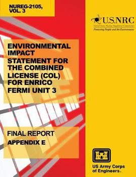 Environmental Impact Statement for the Combined License (Col) for Enrico Fermi Unit 3