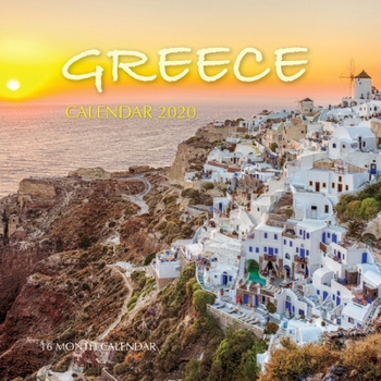 Paperback Greece Calendar 2020: 16 Month Calendar Book