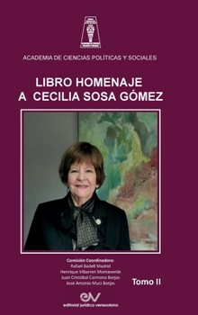 Hardcover LIBRO HOMENAJE A CECILIA SOSA GÓMEZ, Tomo II [Spanish] Book