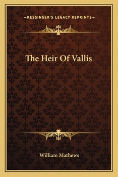 Paperback The Heir Of Vallis Book