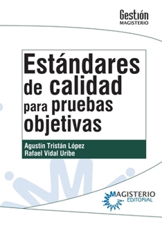 Paperback Estándares de calidad para pruebas objetivas [Spanish] Book