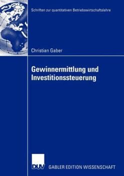 Paperback Gewinnermittlung Und Investitionssteuerung [German] Book