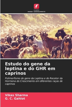 Paperback Estudo do gene da leptina e do GHR em caprinos [Portuguese] Book