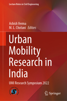 Hardcover Urban Mobility Research in India: Umi Research Symposium 2022 Book