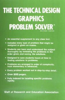 Paperback Technical Design Graphics Problem Solver (Problem Solvers Solution Guides) Book