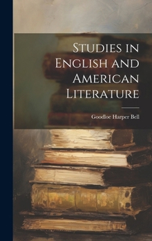 Hardcover Studies in English and American Literature Book