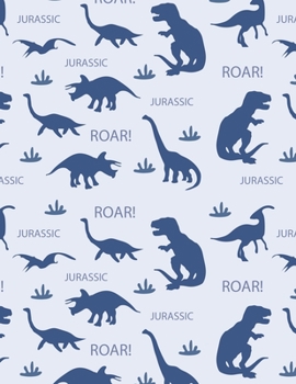 Paperback Dinosaur Notebook: College Ruled Paper, Lined Sheets Pages For Writing Taking Notes Pads, Wide Ruled Notepad, Journal To Write in, Notebo Book