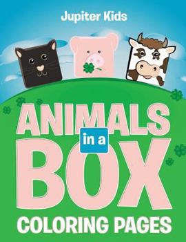 Paperback Animals in a Box (Coloring Pages) Book