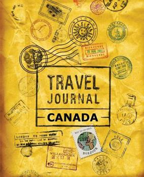 Paperback Travel Journal Canada Book